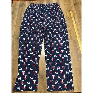 Genuine Merchandise Pants Men's Size L Navy Blue Red Sleepwear Minnesota Twins